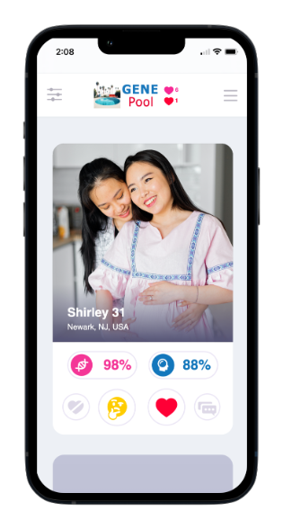 Gene Pool App Mobile Preview